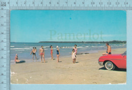 Old Car At A Canada Sandy Beach - Vieille Auto Sur Une Plage , Cover  1984 - Modern Cards