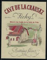 Rare // Etiquette De Vin // Bateaux à Voile  // Féchy, Réserve Du Cercle De La Voile De Vidy - Sailboats & Sailing Vessels