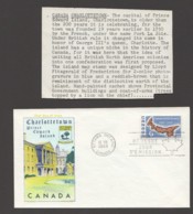 1969 Charlottetown Bicentennioal Sc 499 Jackson Cachet Embellished By Overseas Mailers With Insert - 1961-1970