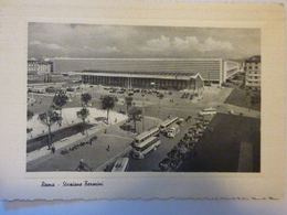 Cartolina Viaggiata "ROMA - Stazione Termini" 1958 - Stazione Termini