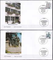 DEUTSCHLAND 2003 Mi-Nr. 2306/07 Randstücke FDC - 2001-2010