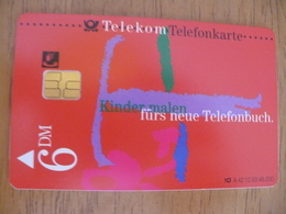 Phonecard Germany A 42. 12. 93 48.000 Ex - A + AD-Series : Werbekarten Der Dt. Telekom AG