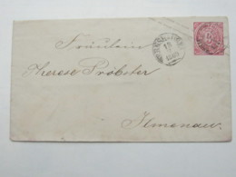 1869 , WERNSHAUSEN , Klarer Stempel Auf Ganzsache - Ganzsachen