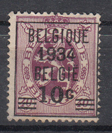 BELGIË - PREO - 1934 - Nr 284 - BELGIQUE 1934 BELGIË - (*) - Typos 1929-37 (Heraldischer Löwe)