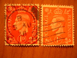 Grande Bretagne N° 210/210A Obl - Used Stamps