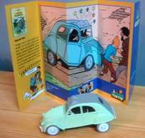 Voiture CITROEN 2CV De 1949 , 1/43 De Tintin L'Affaire Tournesol, TINTIN - Tim & Struppi