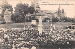 ¤¤  -   CLUSSAIS    -  Inauguration Du Monument élevé En Mémoire Des Morts De La Grande Guerre En 1921   -  ¤¤ - Other & Unclassified