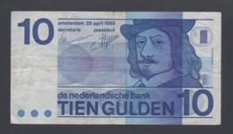 Banconota OLANDA 10 Gulden 25/4/1968 (circolata) - Zu Identifizieren