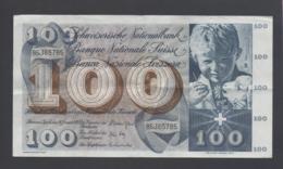 Banconota 100 Franchi - Svizzera 24/1/1972 Circolata - Zwitserland