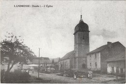 LANDRESSE    25  DOUBS    REPRODUCTION - CPA  L'EGLISE - Sonstige & Ohne Zuordnung