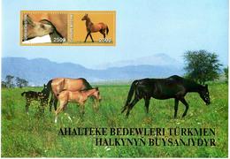 Turkmenistan.2005 Horses(Mountains). 4 S/S, Each Of 2v X2500  Michel # BL25-28(189-96) - Turkmenistan