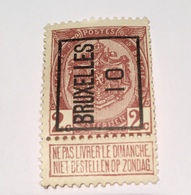 1910 - 2c Bruxelles - Typos 1906-12 (Wappen)