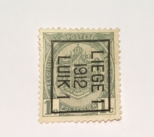 1912 - 1c Luik - Typos 1906-12 (Wappen)