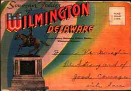 69370) SOUVENIR FOLDER -WILMINGTON-DELAWARE-COMPLETO DI FOTO ALL'INTERNO - Wilmington