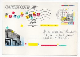 Entier  CP -1991-- Panorama De Paris--Bastille --cachet PARIS LOUVRE CTC -75  Pour TOURS -37 - Standard Postcards & Stamped On Demand (before 1995)