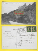 CPA  14 ֎ PONT OUILLY ֎ La Roche Du Lion ֎ 1918 ֎ Charette Animée - Pont D'Ouilly