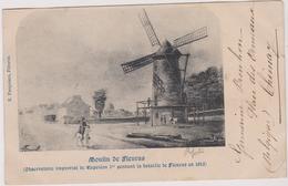 Belgique Fleurus      Carte Precurseur Cachet Affranchissement 1900  Moulin  Observatoire Improvise  De Napoleon - Fleurus
