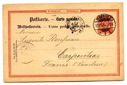 Allemagne - Postmarke D'Elberfeld 1889 - Convoyeur Paris à Marseille 1° - (W1091) - Brieven En Documenten