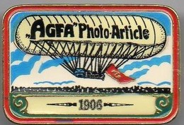 AGFA  - PHOTO ARTICLE -  BALLON DIRIGEABLE 1906 - Montgolfières