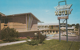 Denver Colorado - Sheridan Motel Restaurant Roadside US40 And 95 - 2 Scans - American Roadside