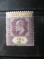 Leeward Islands King Edward VII 1902 MH - Leeward  Islands