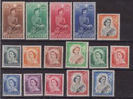 New Zeland 651 * 1953 Elisabetta II, SG N. 723/736. Cat. £ 100,00. MH - Unused Stamps