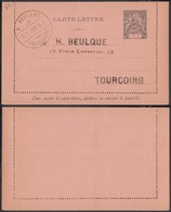 COTE D IVOIRE 1893 EP25c  (5G) DC-1169 - Lettres & Documents