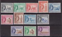 Somaliand 682 * 1953 Elisabetta II Soggetti Vari SG N. 137/148. Cat. £ 120,00 MH - Somalilandia (Protectorado ...-1959)