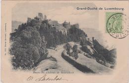 Luxembourg   Bourscheid Carte Precurseur Cachet Affranchissement 1901 Ruine Du Chateau De Bourscheid - Burscheid