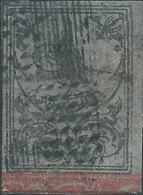 Turchia Turkey Ottomano Ottoman 1863 Ottoman Empire Stamps, 1 Ghr,  Black / Violet -used ,Singed - Gebruikt