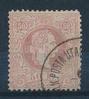 O 1867 50kr Rózsabarna, Postautalvány Részbélyegzéssel (180.000) - Sonstige & Ohne Zuordnung