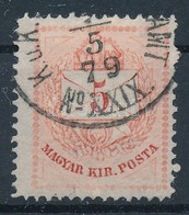 O Bosznia Előfutár 1879 Színesszámú 5kr ,,K.u.k. E(TAPPENPOST)AMT No XXIX.' (50.000) - Sonstige & Ohne Zuordnung