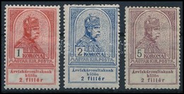 * 1913 Árvíz 1K, 2K, 5K (*26.000) - Otros & Sin Clasificación