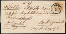 1864 15kr Levélen 'ARAD' - 'ÉRSEKÚJVÁR' - Sonstige & Ohne Zuordnung