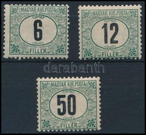 * 1905 Zöldportó 'A' 6F, 12F, 50F (17.000) - Autres & Non Classés