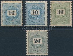 * 1898-1899 4 Db Bélyeg (15.600) - Altri & Non Classificati