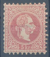 * 1867 5kr Durva Nyomat, Ritka Darab (12.000) - Sonstige & Ohne Zuordnung