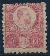 1871 Réznyomat 5kr újra Gumizva Regummed - Other & Unclassified