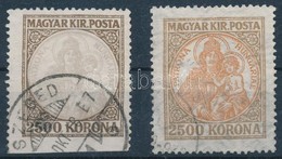 O 1921 Koronás Madonna 2500K Sötét Keret és Alig Látható Középrész - Other & Unclassified