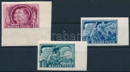 ** 1951 Nagy Októberi Szocialista Forradalom Vágott Sor (10.000) (60f Kis Elszíneződés A Gumin) - Other & Unclassified