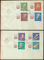 1963 Téli Olimpia (II.)- Innsbruck Vágott Sor 2db FDC-n (3.500) - Other & Unclassified