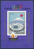 ** 1964 Olimpia Tokió Vágott Blokk (5.000) - Sonstige & Ohne Zuordnung
