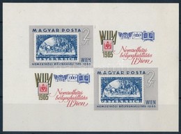 ** 1965 WIPA Vágott Kisív (4.500) (apró Gumihiba / Gum Disturbance) - Other & Unclassified