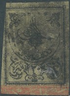 Turchia Turkey Ottomano Ottoman 1863 Ottoman Empire Stamps, 20 Pa, Black / Yellow-used - Gebraucht