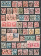 O 1874-1899 363 Db Krajcáros Bélyegzés / Collection Of 363 Cancellations On Krajcár Stamps - Other & Unclassified