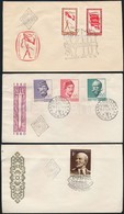 1959-1964 16 Db FDC Vágott Évfordulók-események Bélyegekkel - Other & Unclassified