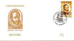 BELGIQUE. N°2471 De 1992 Sur Enveloppe 1er Jour. Philippe De Marnix De Saint-Aldegonde. - Escritores