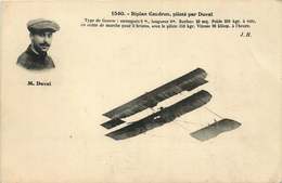 Biplan CAUDRON  Pilote Par Duval - ....-1914: Vorläufer