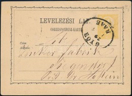 1871 2kr Díjjegyes Levelezőlap ,,GYŐR RAAB' - Siegendorf - Other & Unclassified