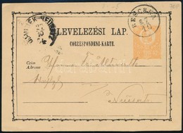 1874 2kr Díjjegyes Levelezőlap ,,BESCHKA' - ,,ÚJVIDÉK-NEUSATZ' - Other & Unclassified